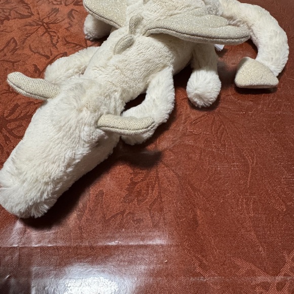Jellycat London Snow Dragon Authentic Tiny - Picture 2 of 3